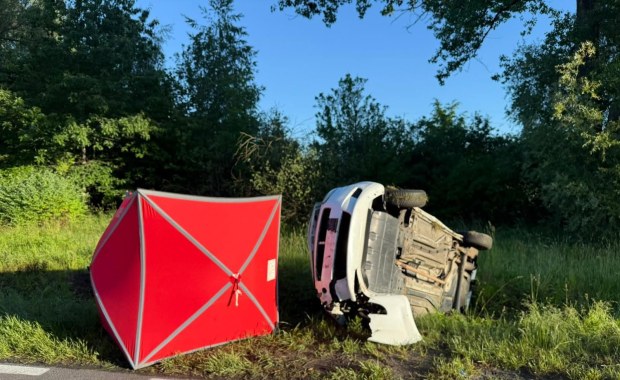 Rodzinna podróż zakończyła się tragedią. Samochód zderzył się z dzikiem