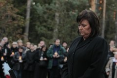 Rodziny ofiar katastrofy 10 kwietnia w Katyniu