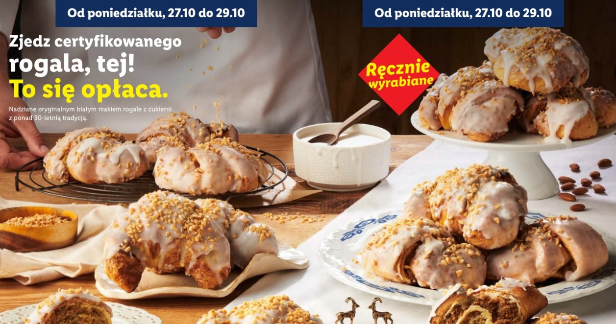 Rogale Świętomarcińskie w Lidlu za grosze tylko do 29.10 /Lidl /INTERIA.PL