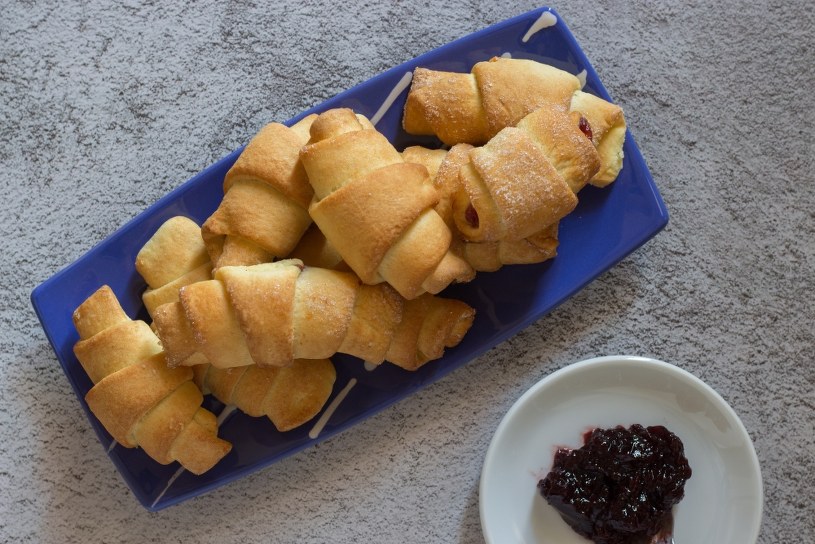 Rogaliki robione metodą 1:1:1. Smak jest doskonały