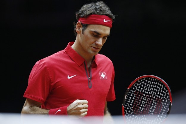 Roger Federer /YOAN VALAT  /PAP/EPA