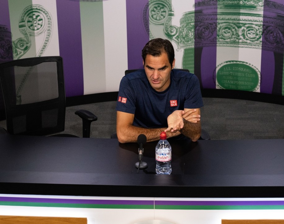 Roger Federer /Bob Martin/AELTC /PAP/EPA
