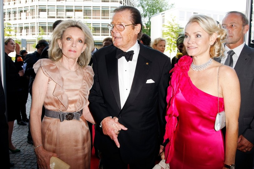 Roger Moore z żoną i córką /- /Getty Images