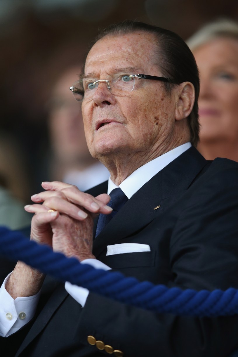 Roger Moore /- /Getty Images