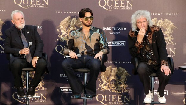 Roger Taylor, Adam Lambert i Brian May /AJM /PAP/PA