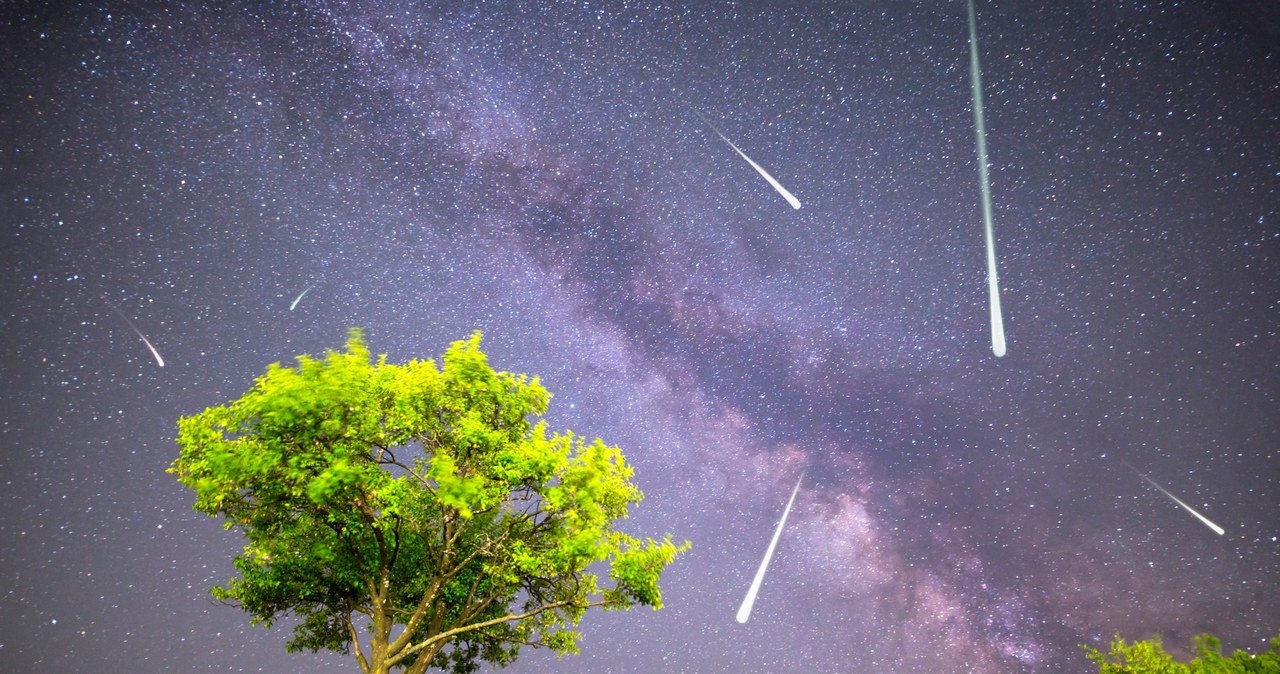 Rój meteorów to inaczej spadające gwiazdy, które zobaczymy już w czerwcu na niebie. /123RF/PICSEL
