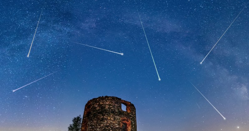 Rój orionidów 2025 będzie miał swój szczyt lada moment. Najlepiej obserwować go w miejscach oddalonych od miasta, aby uniknąć dodatkowego zanieczyszczenia światłem /Pixel