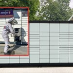 Rój pszczół w automacie paczkowym. Interweniowała straż pożarna