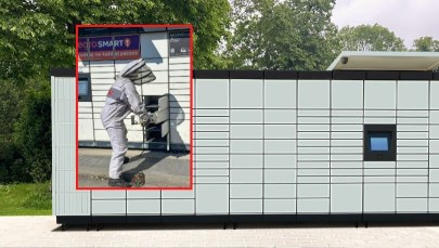 Rój pszczół w automacie paczkowym. Interweniowała straż pożarna