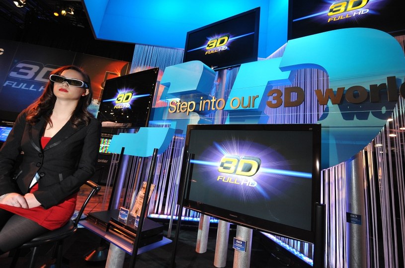 Rok 2010, targi CES w Las Vegas. Wtedy technologia 3D dla telewizorów była obecna wszędzie /AFP