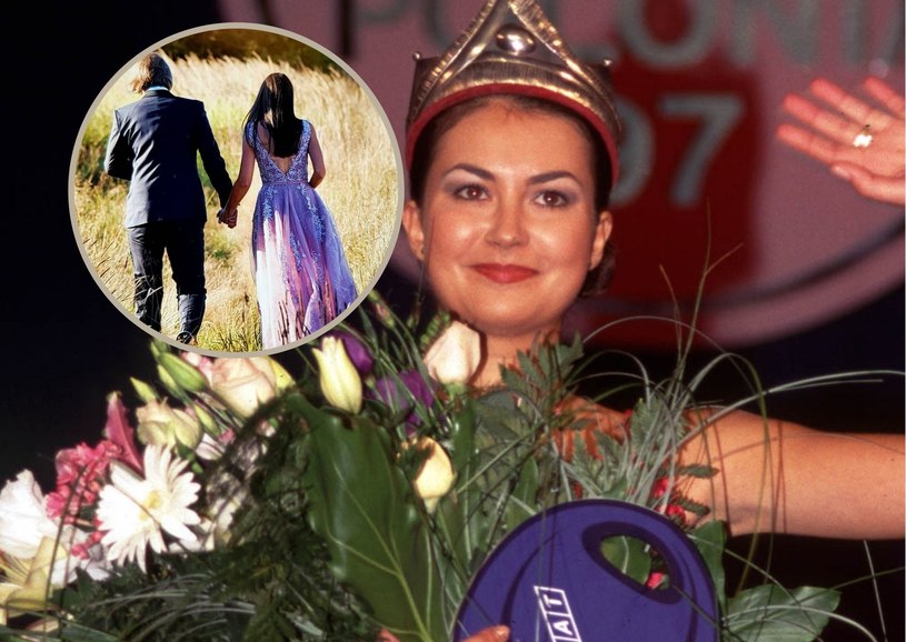 Roksana Jonek w 1997 roku została Miss Polonią /Marcin Michalski /Agencja FORUM