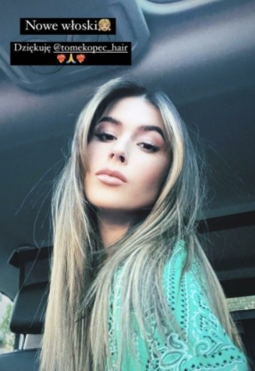 Roksana Węgiel w nowej fryzurze /Instagram @roxie_wegiel /Instagram