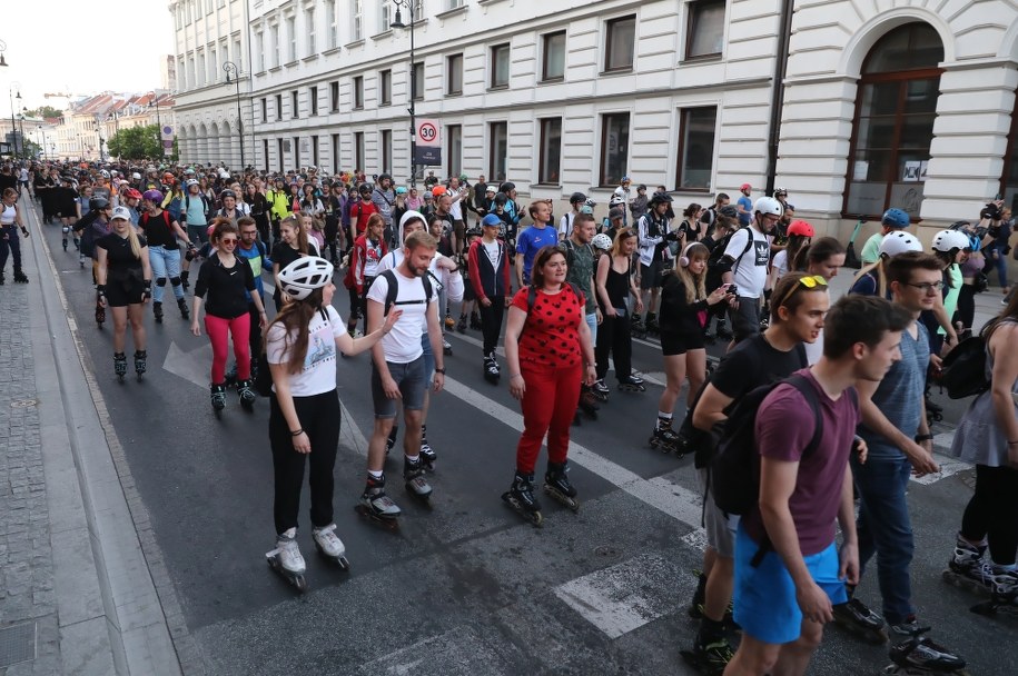 Rolkarze zablokują cztery dzielnice w czwartek wieczorem /Tomasz Gzell /PAP/EPA