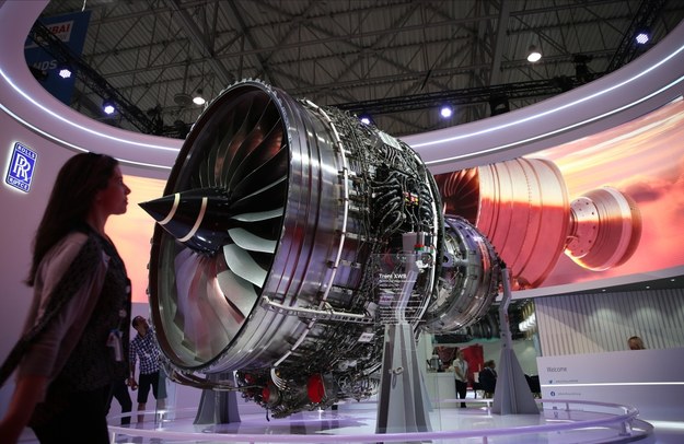 Rolls-Royce dostarcza silniki do dużych samolotów pasażerskich, takich jak Boeing 787 czy Airbus A350 /	ALI HAIDER /PAP/EPA