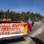 Rolnicy blokują Chyżne. Zostaną tam do końca marca