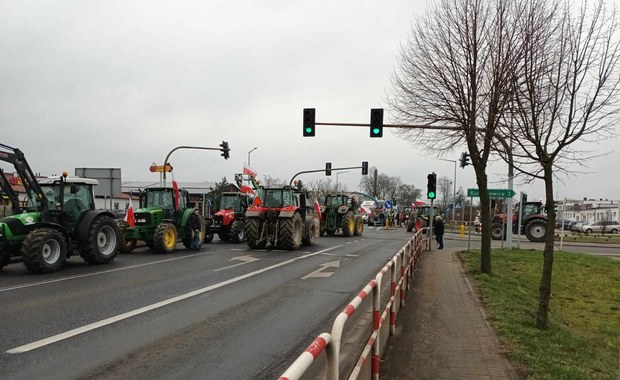 ​Rolnicy na drogach Wielkopolski. Blokady były w całym województwie