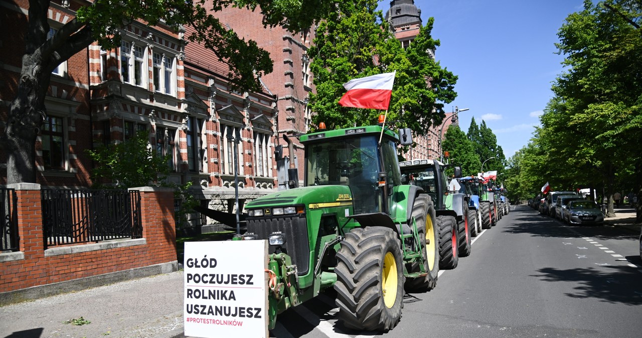 Rolnicy protestują w Szczecinie