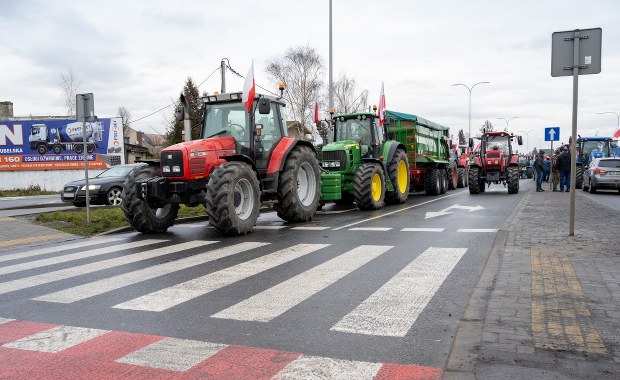 Rolnicy znów blokują S3 w okolicach Szczecina