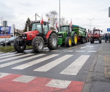 Rolnicy znów blokują S3 w okolicach Szczecina