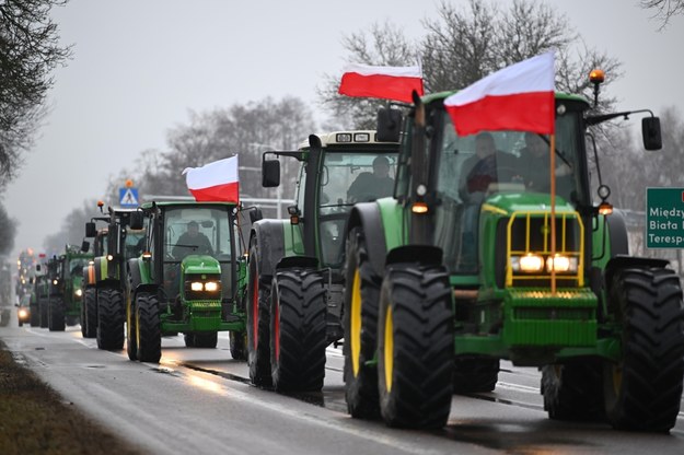 Rolnicze protesty /zdjęcie archiwalne/ /Darek Delamanowicz /PAP
