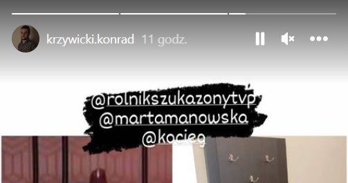 "Rolnik szuka żony 9": Konrad jest z Zuzanną? (screen z InstaStory) /materiały prasowe