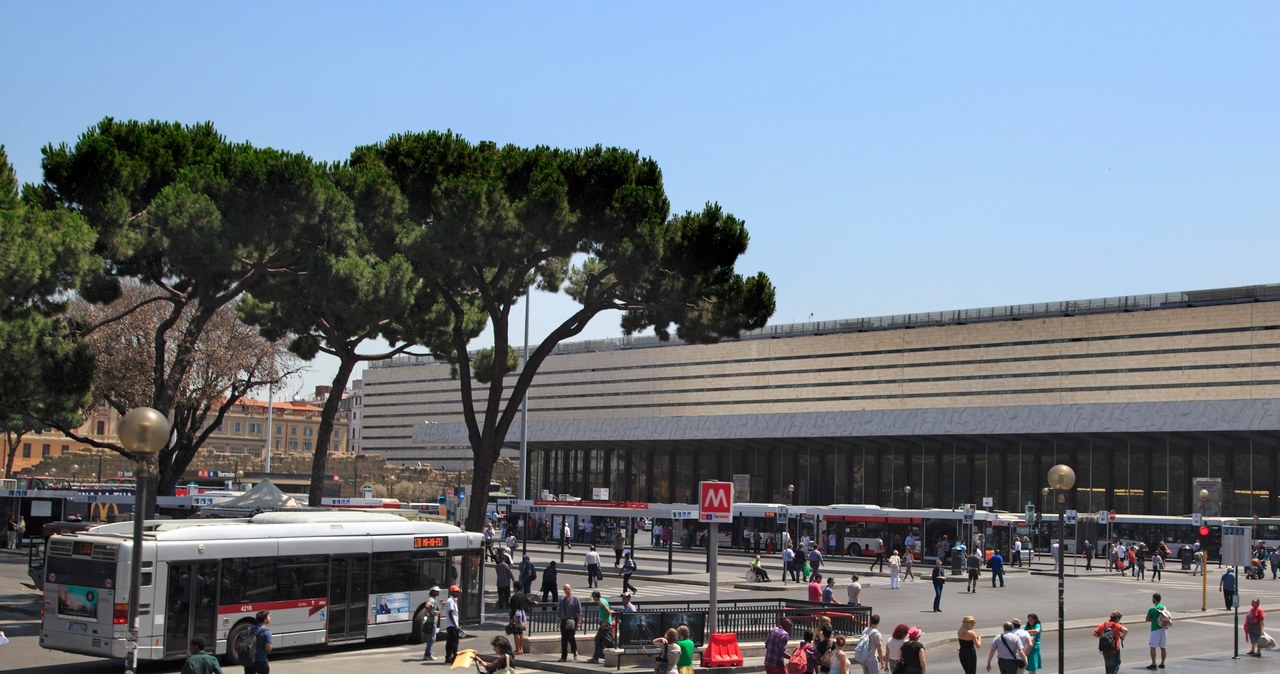 Roma Termini - główny dworzec kolejowy w Rzymie /PHILIPPE TURPIN/Photononstop /AFP
