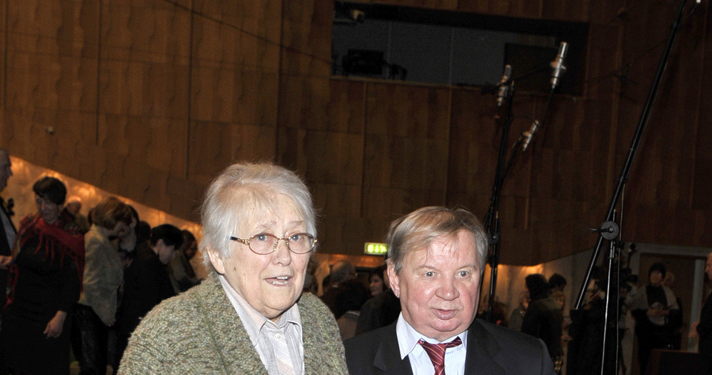 Roman Kłosowski z żoną, 2012 rok /AKPA
