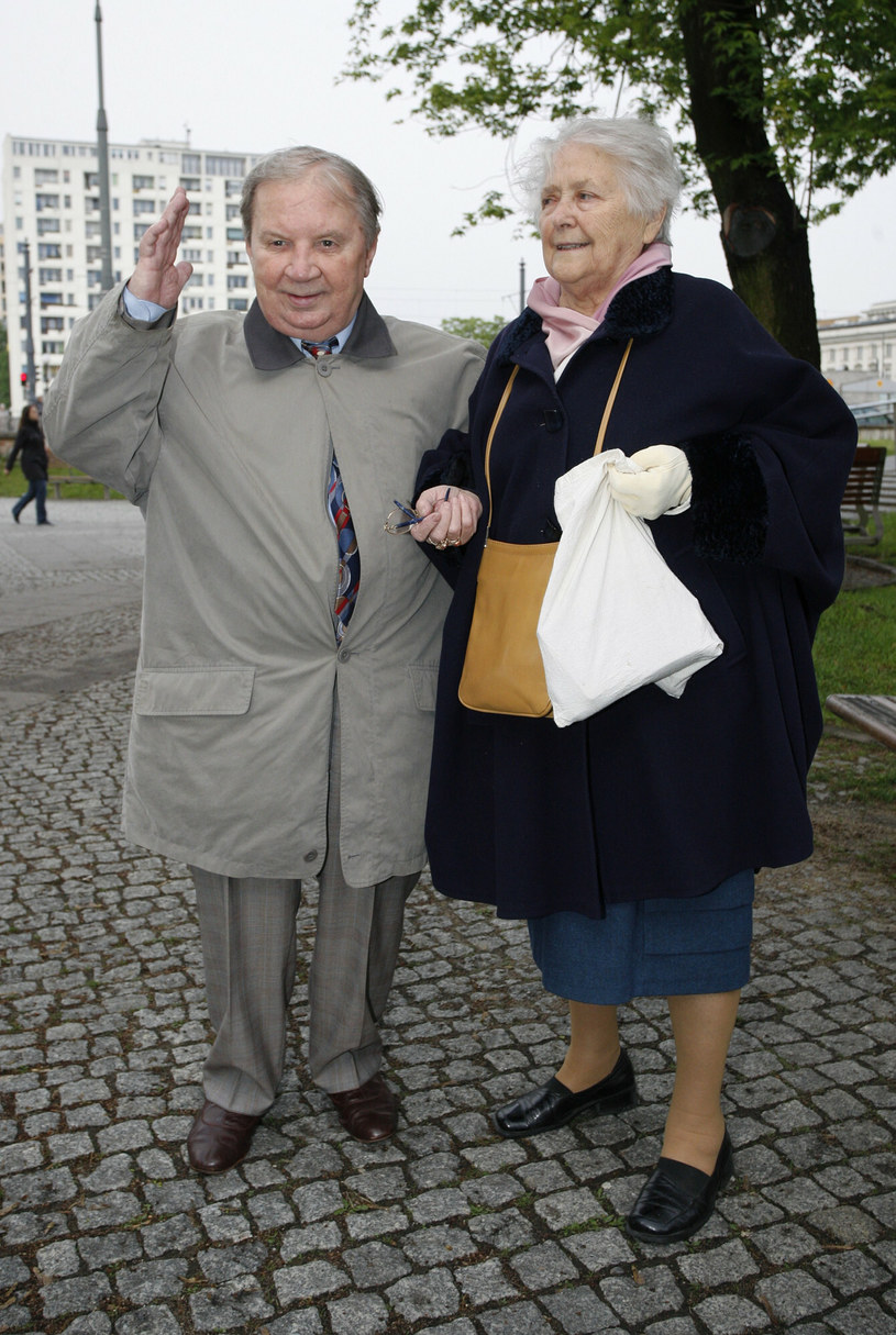 Roman Kłosowski z żoną