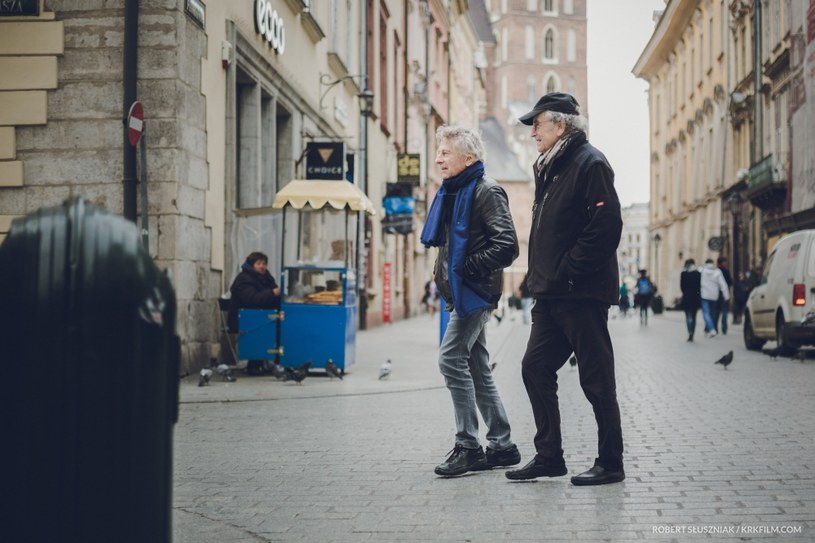 Roman Polański i Ryszard Horowitz w Krakowie /Robert Słuszniak /materiały prasowe