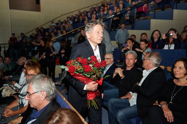 Roman Polański na pokazie swojego najnowszego filmu "Wenus w futrze". /Adam Warżawa /PAP