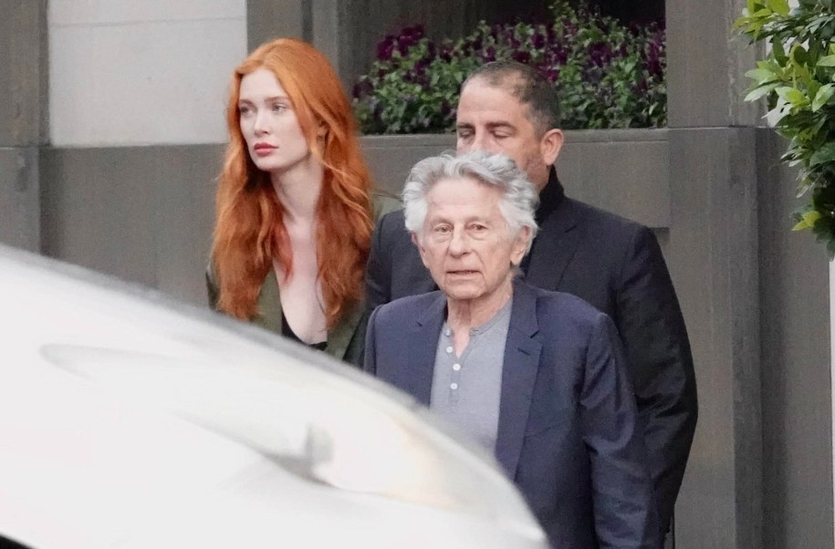 Roman Polański w Paryżu razem z przyjaciółmi /Abaca /PAP/Abaca