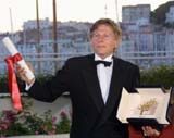 Roman Polański ze Złotą Palmą w Cannes /EPA