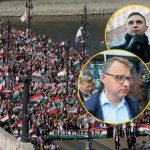 ​Romanowski i Bąkiewicz na marszu Orbana. "Walczymy o wolną Polskę i wolne Węgry"