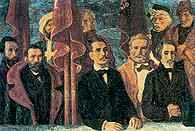 Romuald Traugutt (w środku), Franciszek Szczęsny Kowarski, Rząd Narodowy /Encyklopedia Internautica