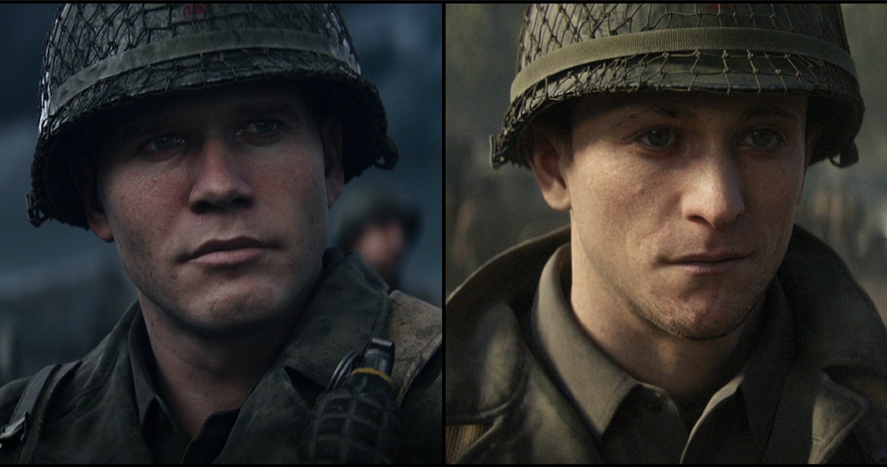 Ronald "Red" Daniels i Robert Zussman - główni bohaterowie Call of Duty: WWII, w których wcielili się Pawłowski i Sabat /materiały prasowe