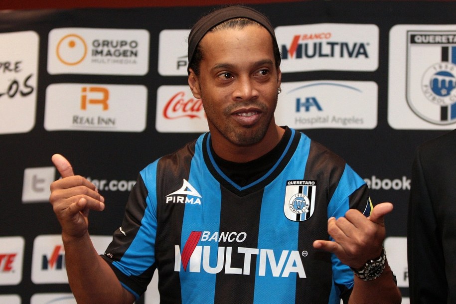 Ronaldinho /Alex Cruz /PAP/EPA