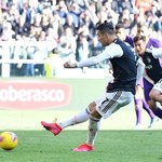 Ronaldo dwukrotnie pokonał Drągowskiego. Juventus lepszy od Fiorentiny