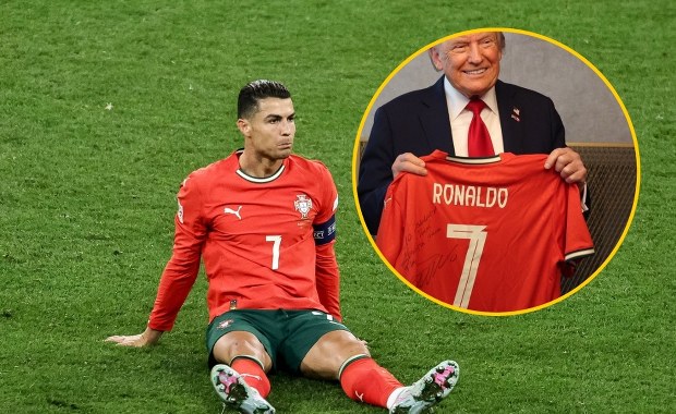 Ronaldo przekazał Trumpowi prezent. Dedykacja zwraca uwagę