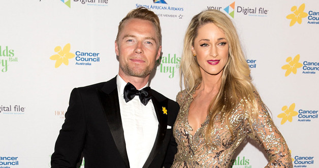 Ronan Keating z narzeczoną Storm Uechtritz /Caroline McCredie /Getty Images