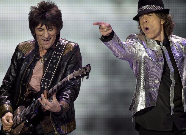 Ronnie Wood i Mick Jagger (The Rolling Stones) 29 listopada w Londynie /arch. AFP