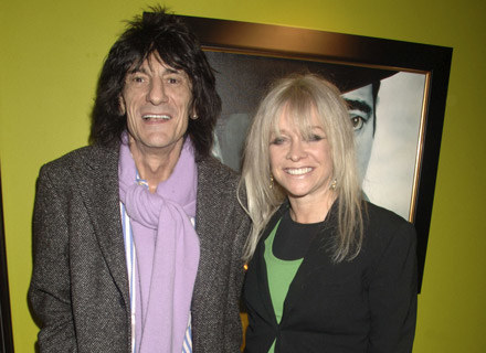 Ronnie Wood z żoną Jo /Getty Images/Flash Press Media