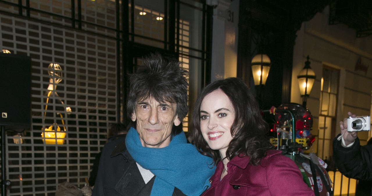 Ronnie Wood z żoną /John Phillips    /Getty Images