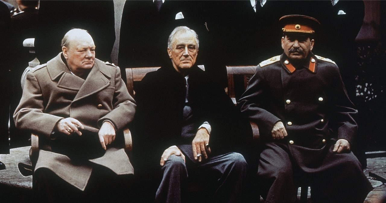 Roosevelt i Stalin zmarginalizowali Wielką Brytanię na konferencjach Wielkiej Trójki /Getty Images/Flash Press Media