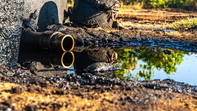 Ropa naftowa na działce rolnej. Na Mazowszu doszło do wycieku