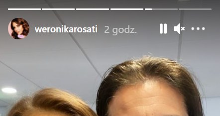 Rosati z kolegą z planu Giannim Capaldim, https://www.instagram.com/weronikarosati/ /Instagram