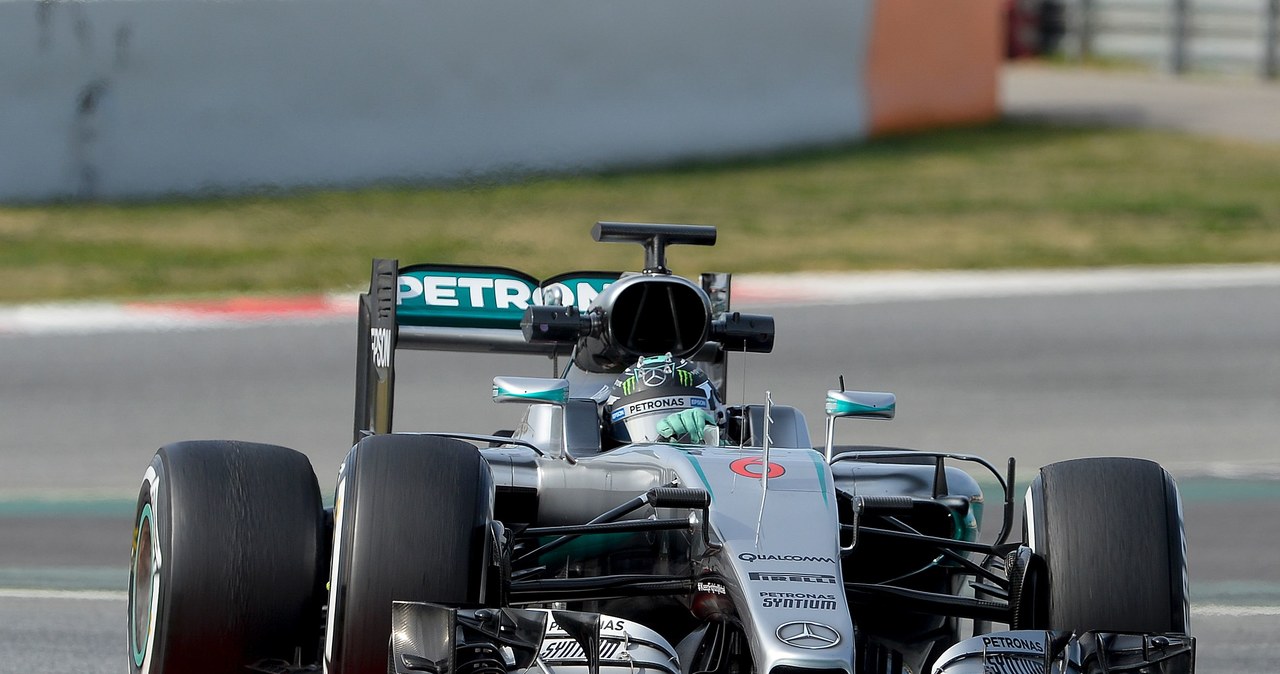 Rosberg na torze Catalunya /AFP