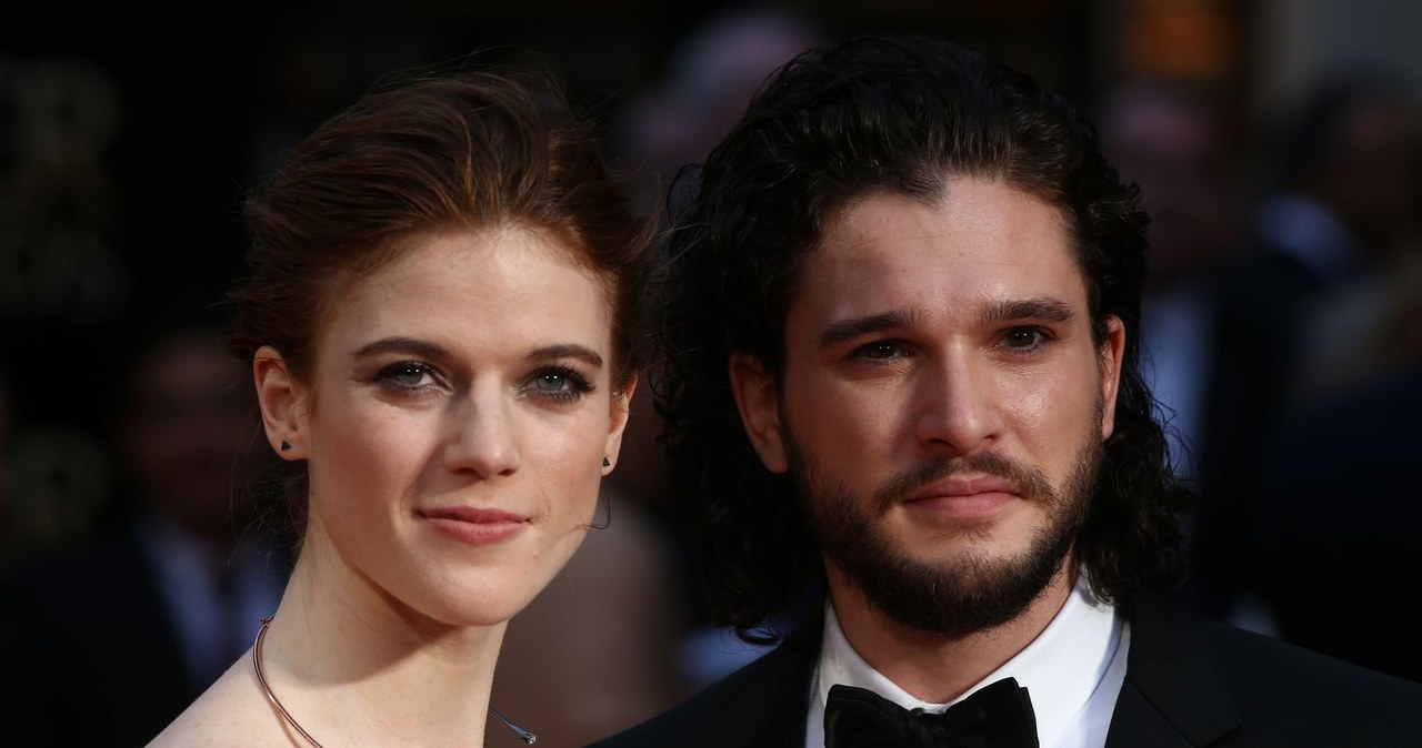 Rose Leslie i Kit Harington już po ślubie /AFP