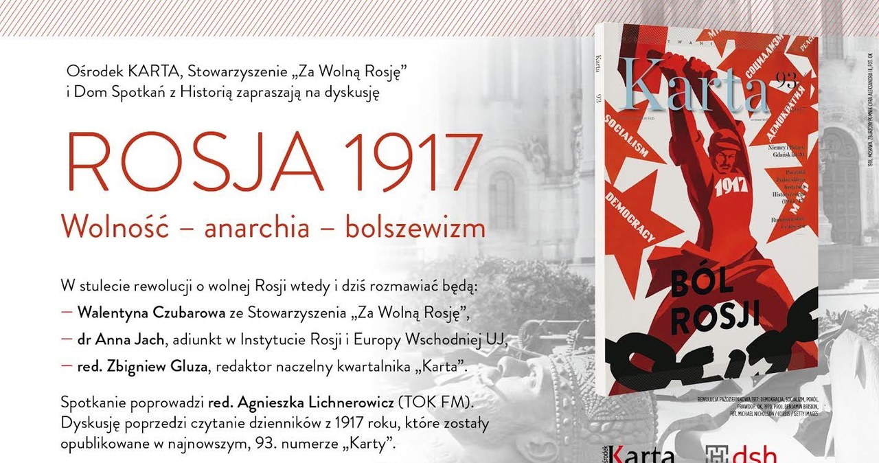 Rosja 1917. Wolność – anarchia – bolszewizm /materiały prasowe