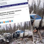 Rosja: 6 osób zginęło w katastrofie samolotu. Przeżyła 4-letnia dziewczynka