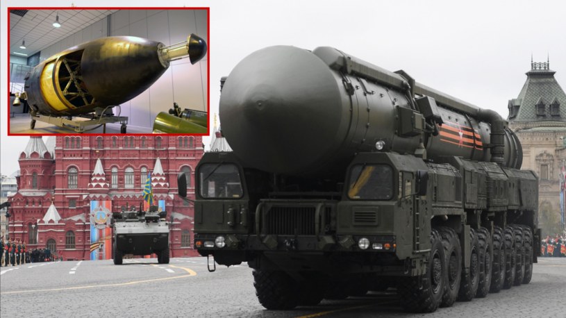 Rosja pokazała wnętrze jednej ze swoich najgroźniejszych rakiet znanej jako Szatan. Co się w niej znajduje? /NATALIA KOLESNIKOVA/AFP /AFP